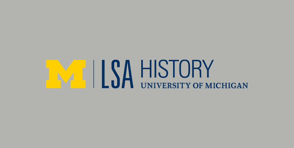 University of Michigan-Ann Arbor Department of History logo