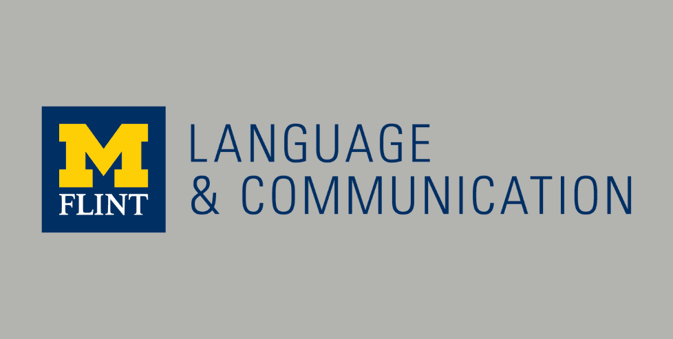 University of Michigan-Flint Department of Language & Communication logo