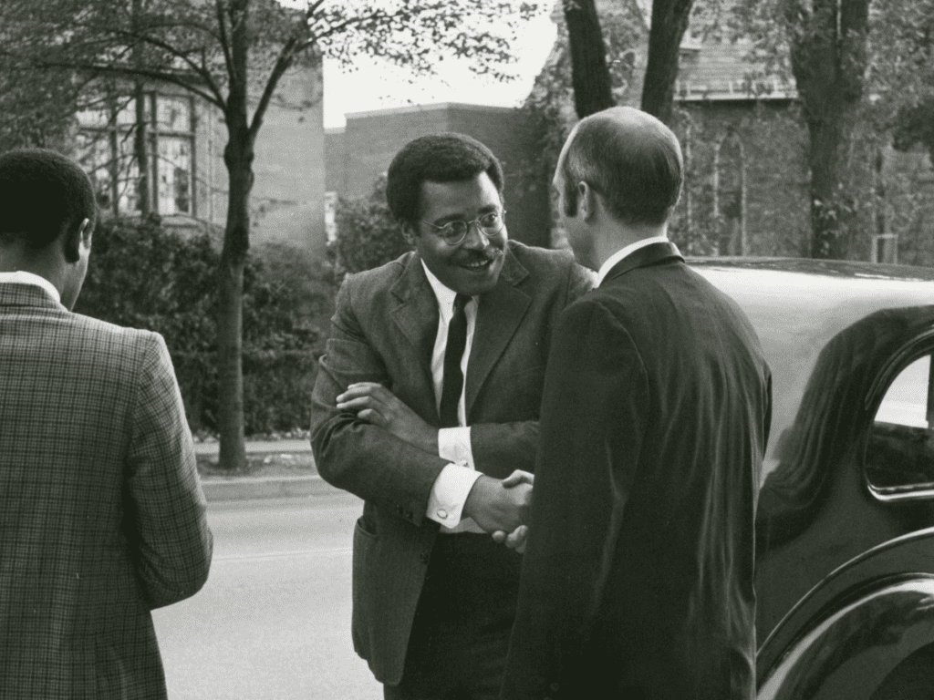 James Earl Jones on the University of Michigans campus in Ann Arbor