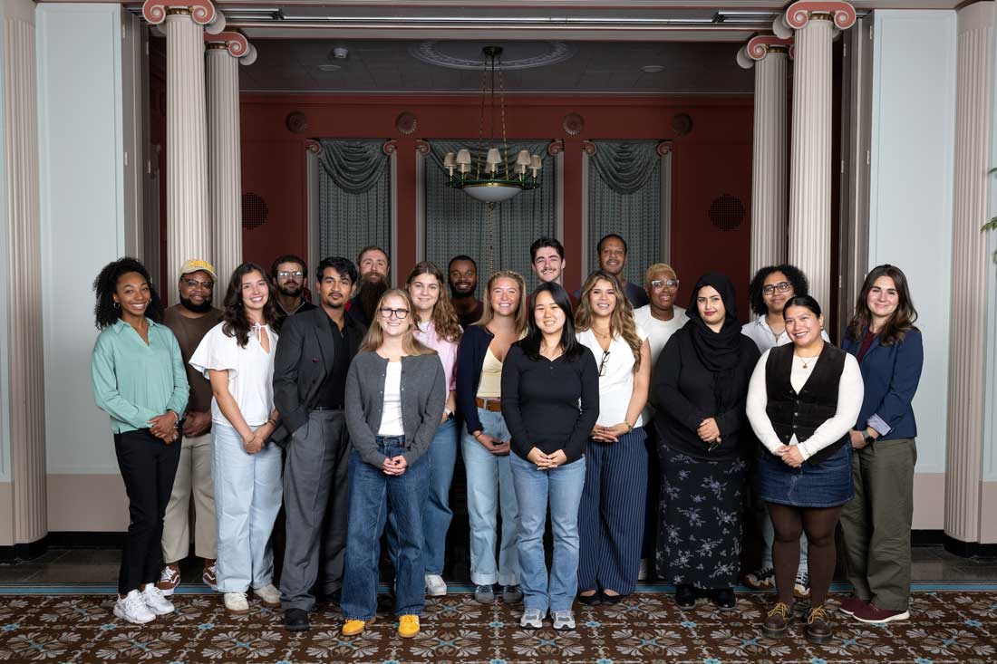 IHP Student Advisory Committee members pose for a group photo.